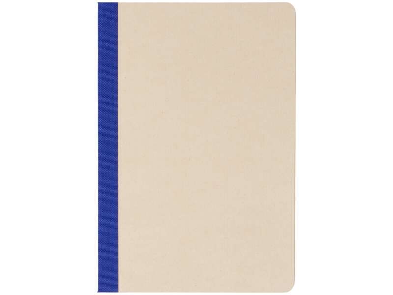 Блокнот А5 из переработанного тростника и RPET Adiantum, 80 листов, гибкая обложка, синий №2