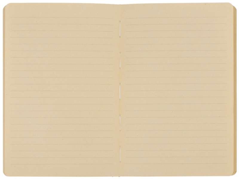 Блокнот А5 из переработанного тростника и RPET Adiantum, 80 листов, гибкая обложка, синий №6