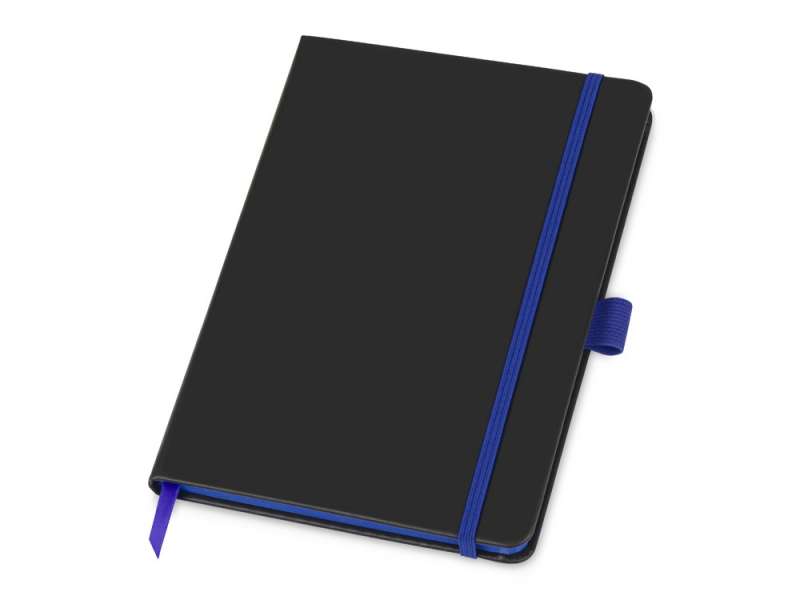 Блокнот ColorNote Black, твердая обложка A5, 80 листов, черный с синим Блокнот ColorNote Black, твердая обложка A5, 80 листов, черный с синим