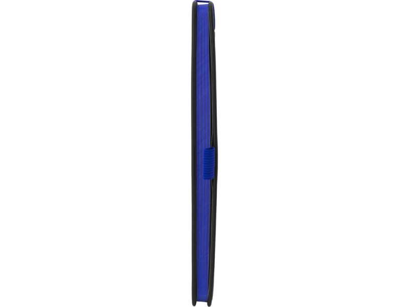 Блокнот ColorNote Black, твердая обложка A5, 80 листов, черный с синим №4