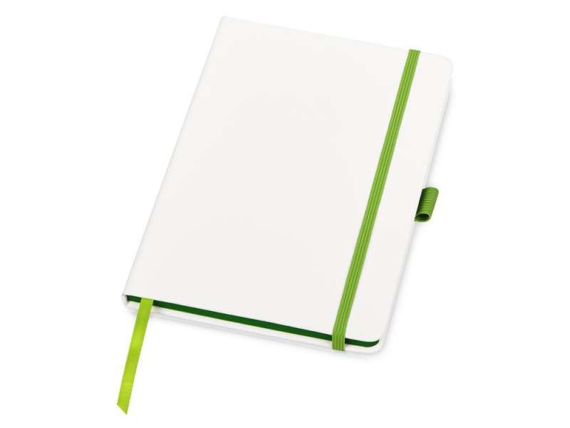 Блокнот ColorNote White, твердая обложка A5, 80 листов, белый и зеленое яблоко Блокнот ColorNote White, твердая обложка A5, 80 листов, белый и зеленое яблоко