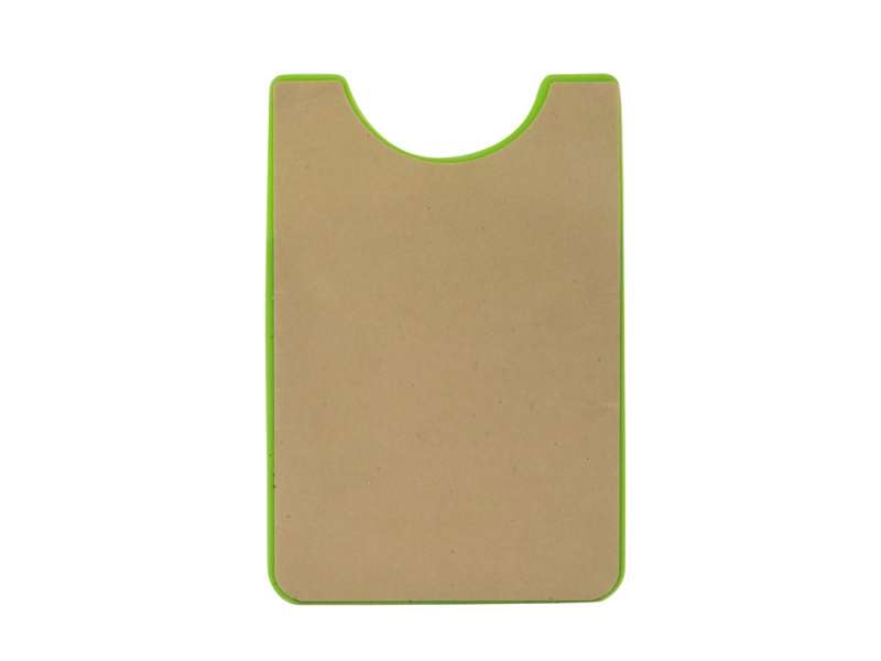 Картхолдер для телефона с держателем Trighold, лайм №4