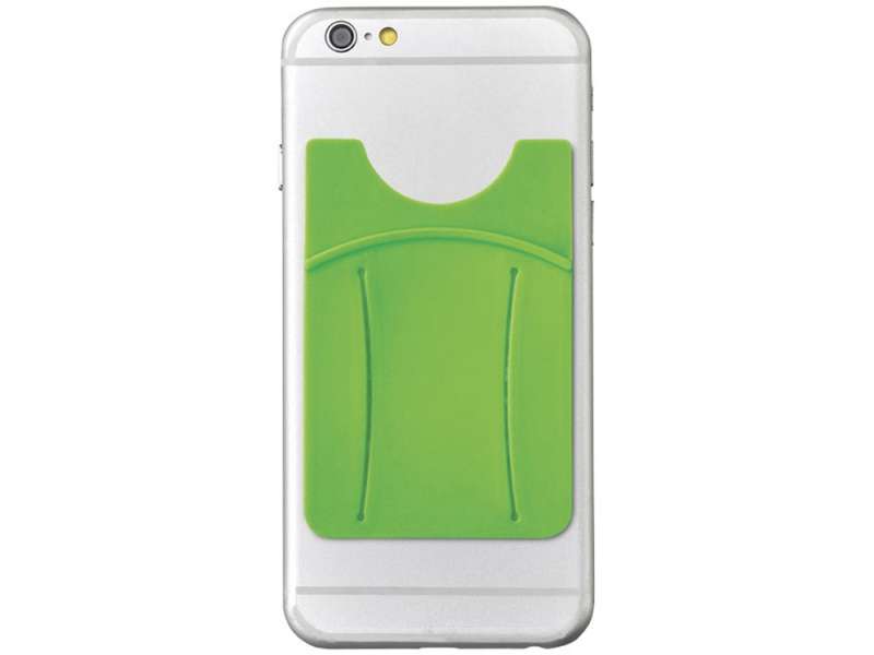 Картхолдер для телефона с держателем Trighold, лайм №5