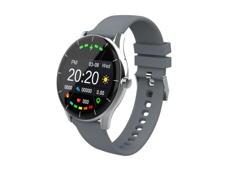 Умные часы HIPER IoT Watch GT, серый/розовый Умные часы HIPER IoT Watch GT, серый/розовый