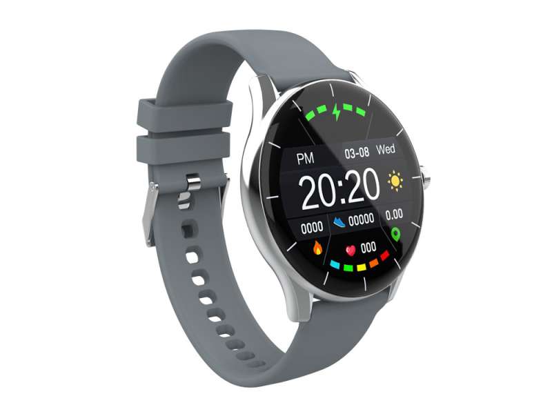 Умные часы HIPER IoT Watch GT, серый/розовый №3