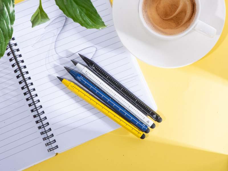 Вечный карандаш из переработанного алюминия Sicily, белый №5