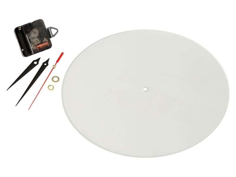 Часы настенные круглые из стекла 28 см Thames (Р) №4