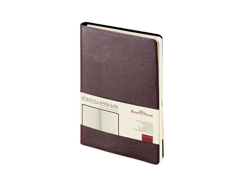 Ежедневник А5 недатированный Milano, коричневый Ежедневник А5 недатированный Milano, коричневый