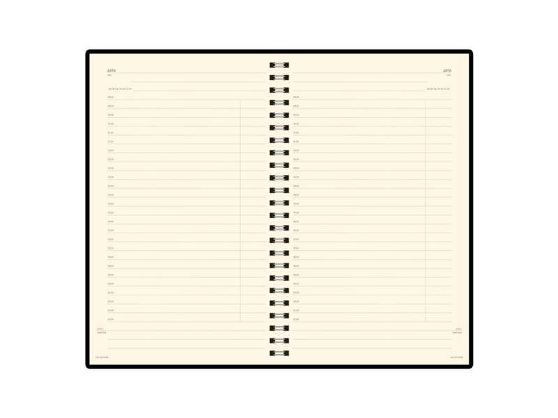 Ежедневник А5 недатированный Milano, коричневый №2