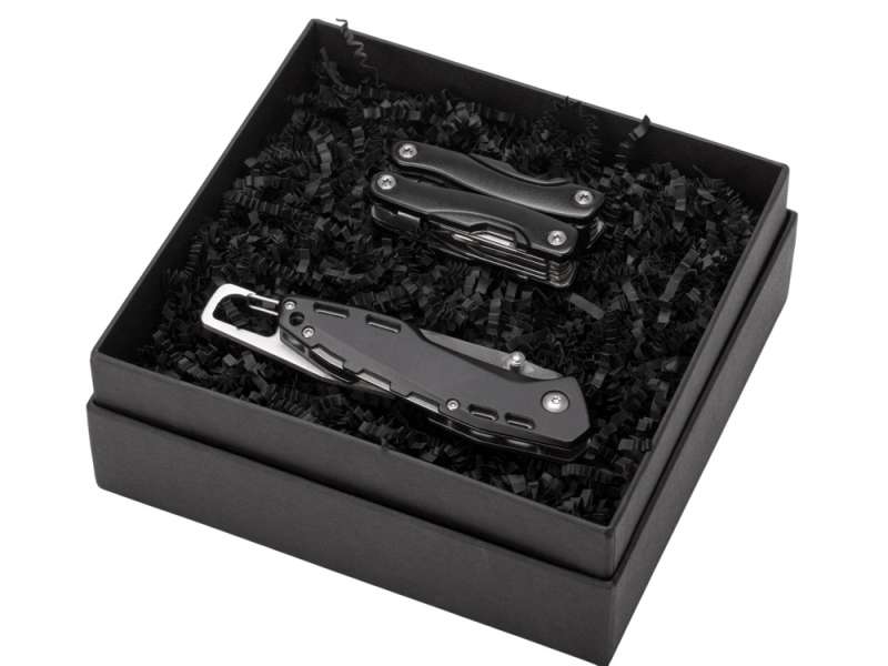 Подарочный набор с мультитулом и ножом Blacksmith, черный №2
