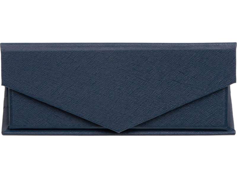 Подарочная коробка для флеш-карт треугольная, синий №3