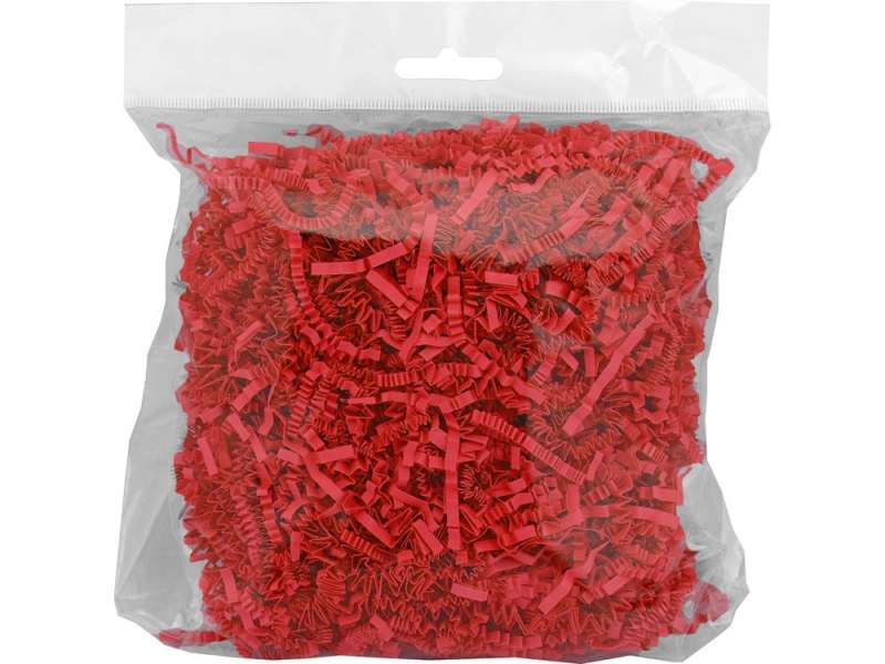 Бумажный наполнитель, 50 г., красный №2