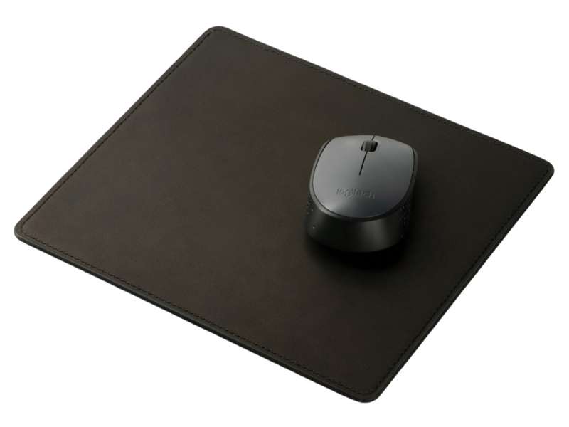 Кожаный коврик для мышки, черный №2