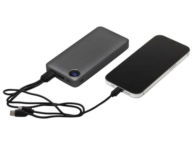 Внешний аккумулятор с дисплеем Mild, 10 000 mAh, темно-серый №9