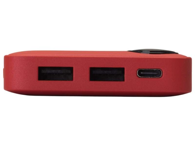 Внешний аккумулятор с дисплеем Mild, 10 000 mAh, красный №5