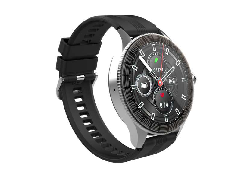 Умные часы HIPER IoT Watch GTR, черный/голубой №3