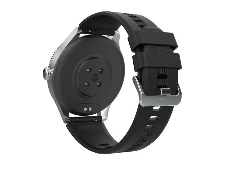 Умные часы HIPER IoT Watch GTR, черный/голубой №4