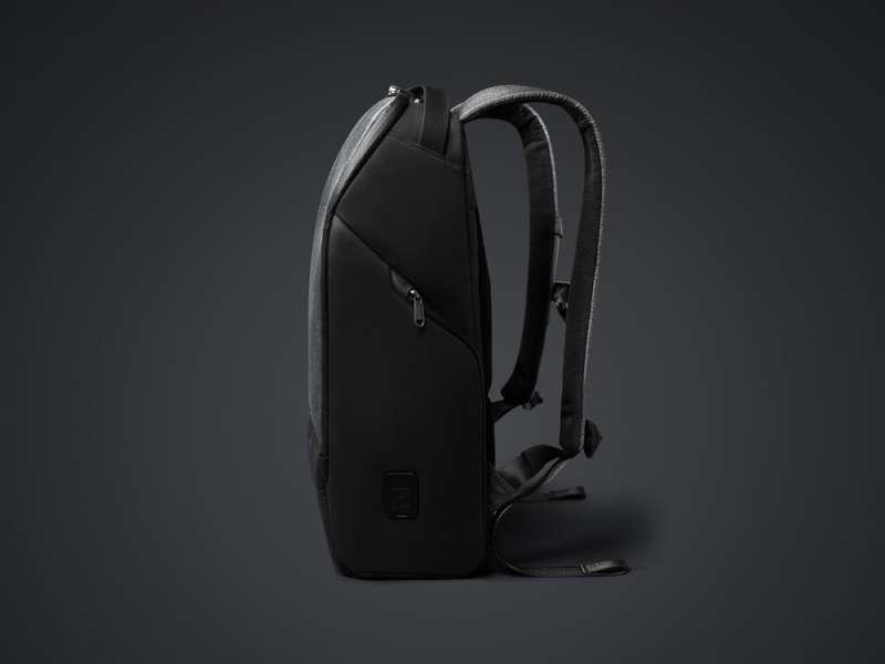 Антикражный рюкзак FlexPackPro для ноутбука 15.6, серый/черный №17