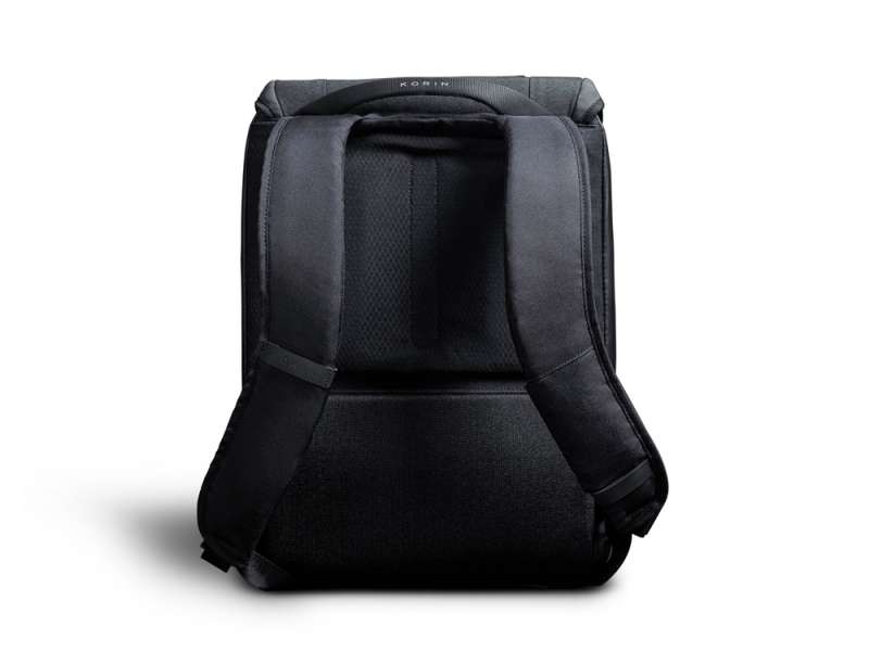 Водостойкий антикражный рюкзак Clickpack для ноутбука 15.6, черный №5