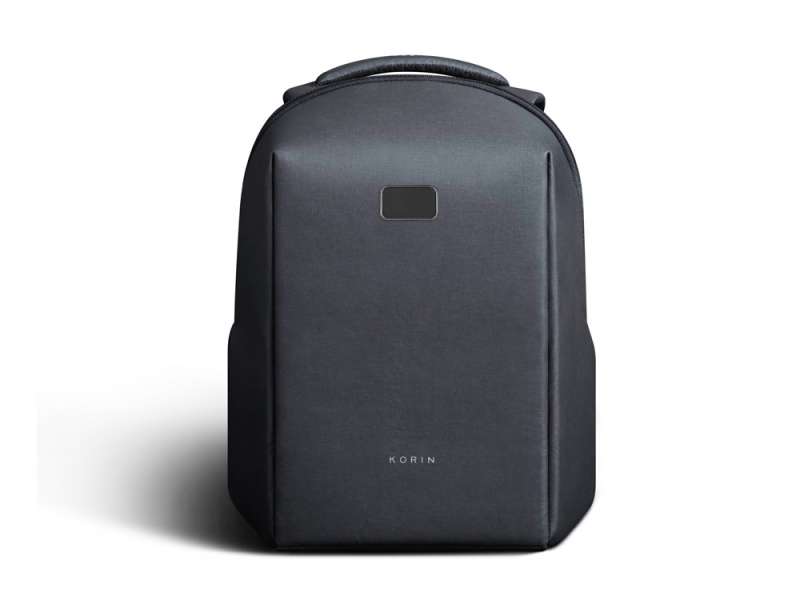 Водостойкий антикражный рюкзак Hipack для ноутбука 15.6, черный №12