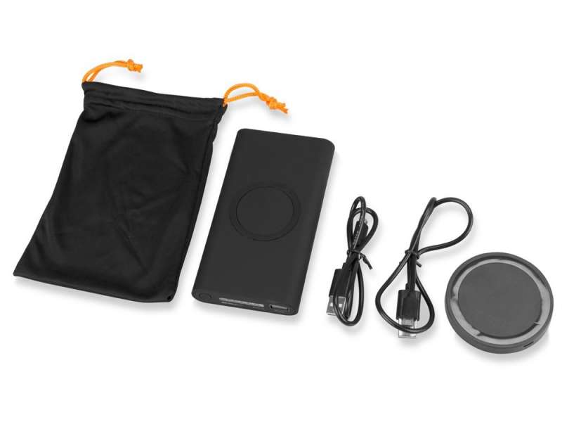 Портативный набор с беспроводным зарядным устройством (power bank) Force, 8000 mAh №10