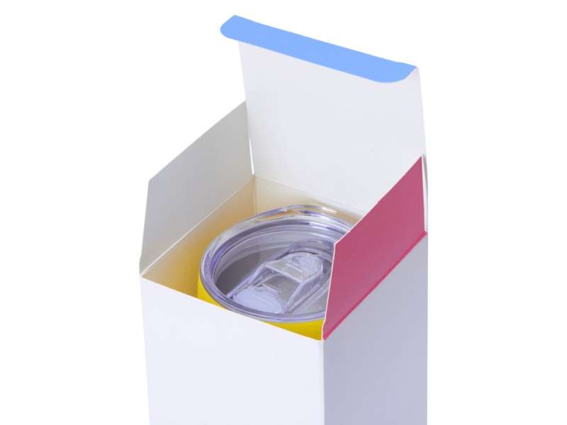 Термокружка Vacuum mug C1, soft touch, 370мл, желтый №7