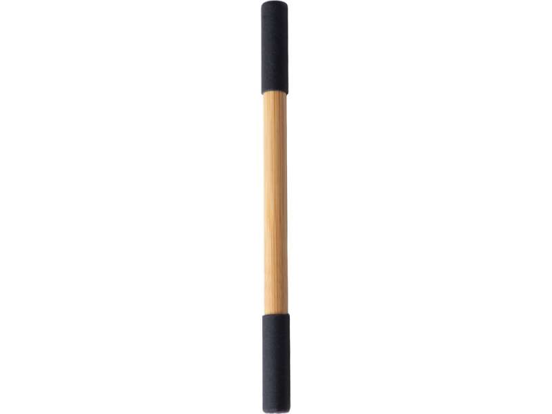 Вечный карандаш и ручка из бамбука Black bamboo, натуральный и черный №2