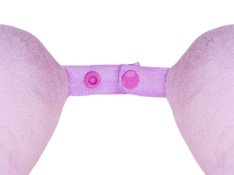 Подушка Basic из микрофибры с эффектом памяти U-shape, розовый NEW №4