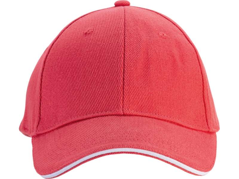 Бейсболка Cancun, красный/белый №2