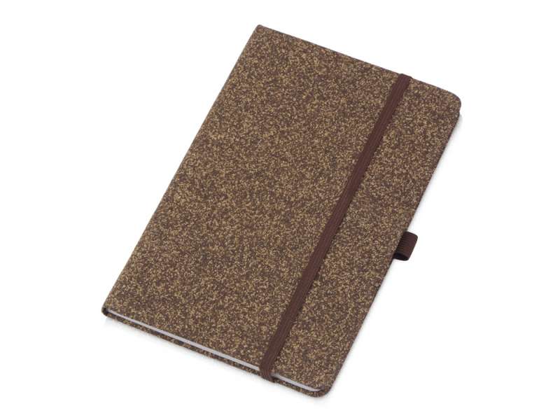 Блокнот из кофейных зерен А5 Coffee notes, твердая обложка, 80 листов 70 гр/м2 белой бумаги, кофейный Блокнот из кофейных зерен А5 Coffee notes, твердая обложка, 80 листов 70 гр/м2 белой бумаги, кофейный