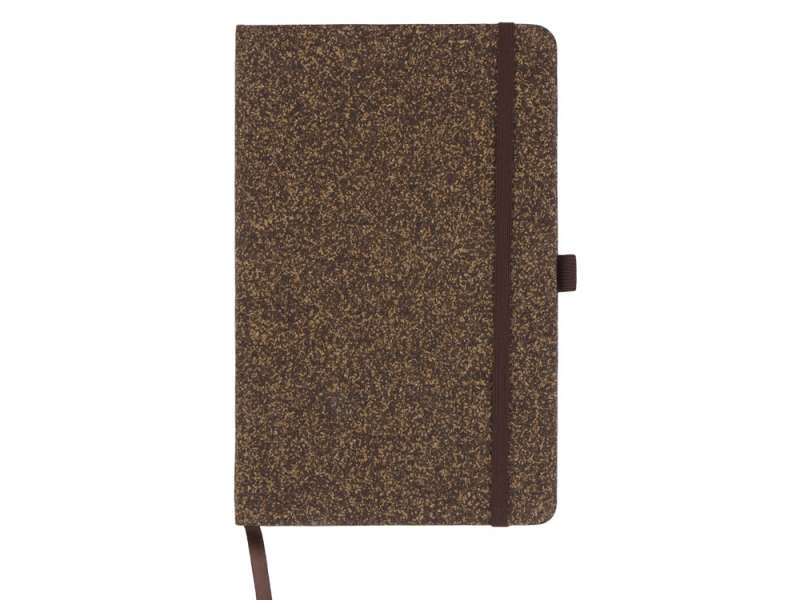 Блокнот из кофейных зерен А5 Coffee notes, твердая обложка, 80 листов 70 гр/м2 белой бумаги, кофейный №2