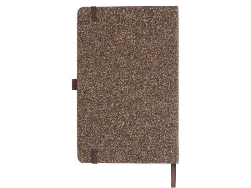 Блокнот из кофейных зерен А5 Coffee notes, твердая обложка, 80 листов 70 гр/м2 белой бумаги, кофейный №3