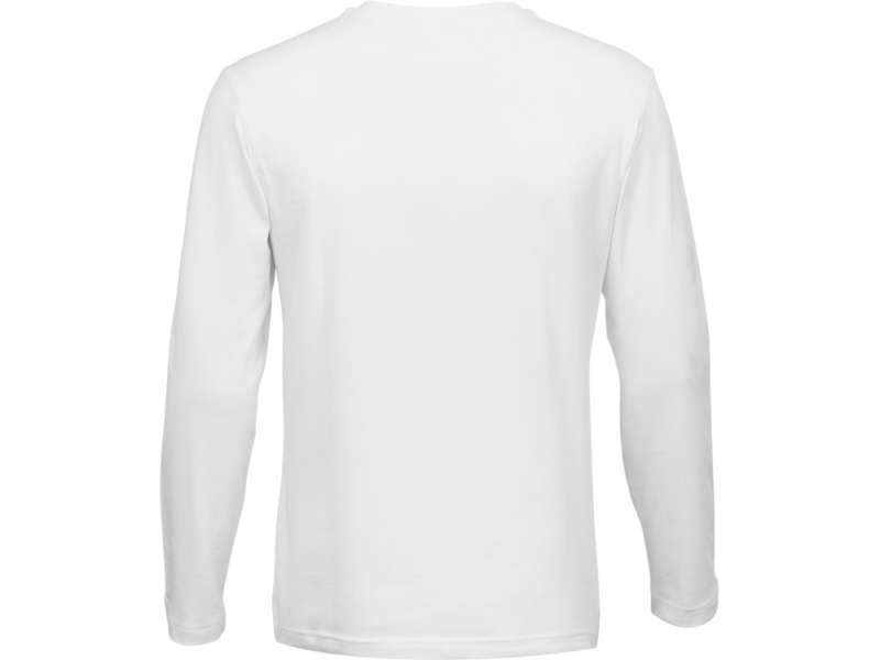 Футболка HD Fit  с длинным рукавом, мужская белый №2