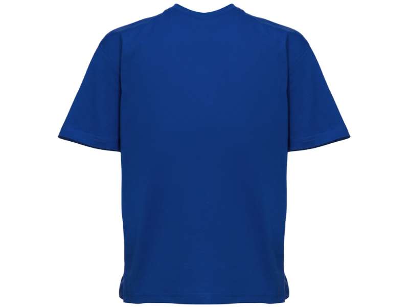 Детская футболка оверсайз Liyon, классический синий №2