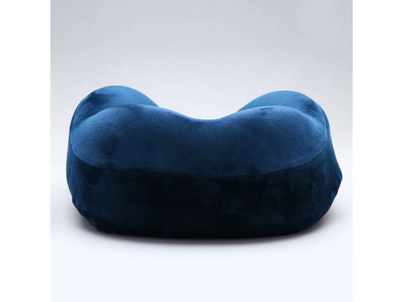 Подушка для путешествий со встроенным массажером Massage Tranquility Pillow, синий №6