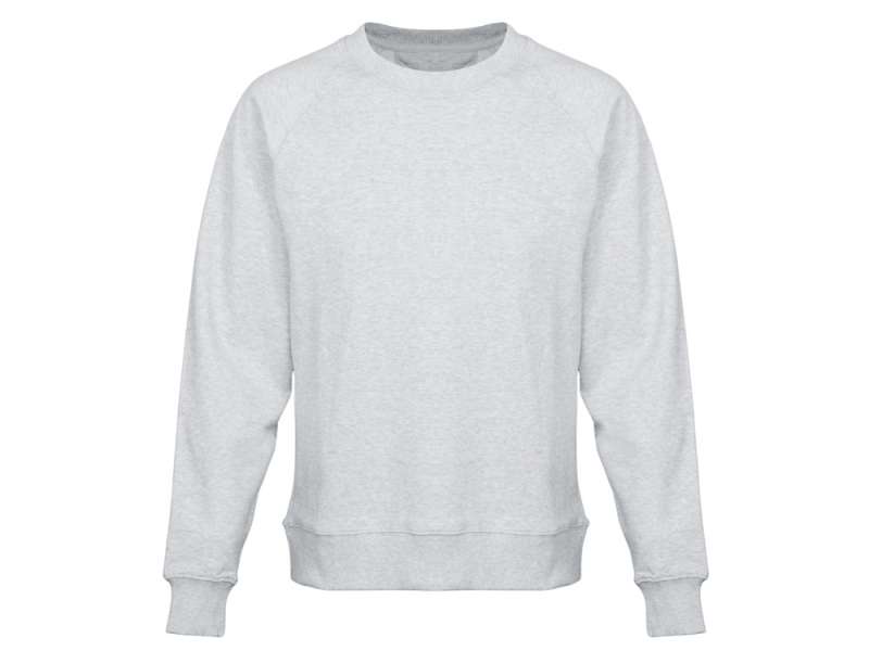 Свитшот оверсайз с рукавом реглан Belgrade, унисекс, серый меланж