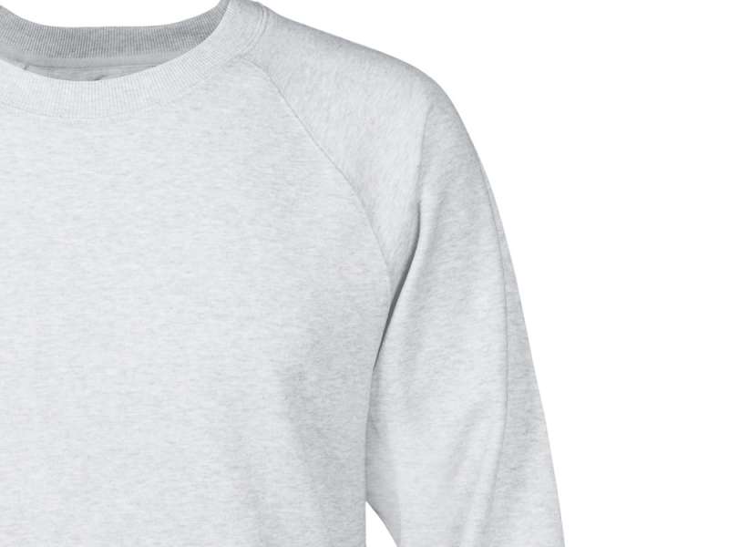 Свитшот оверсайз с рукавом реглан Belgrade, унисекс, серый меланж №2