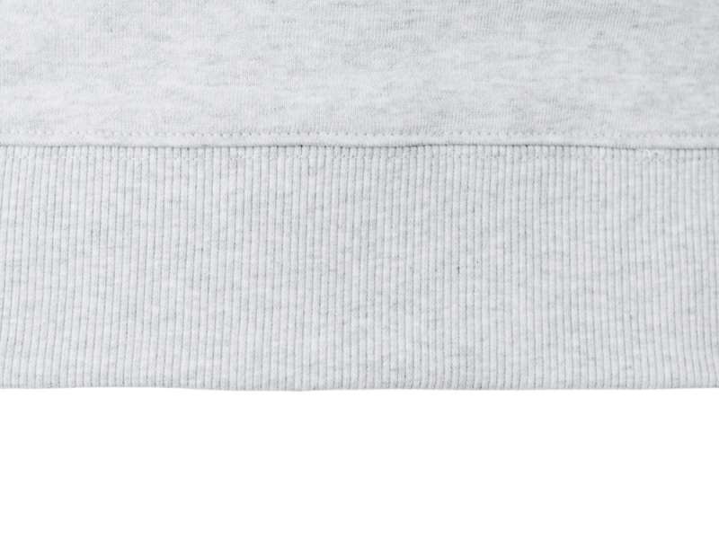 Свитшот оверсайз с рукавом реглан Belgrade, унисекс, серый меланж №4