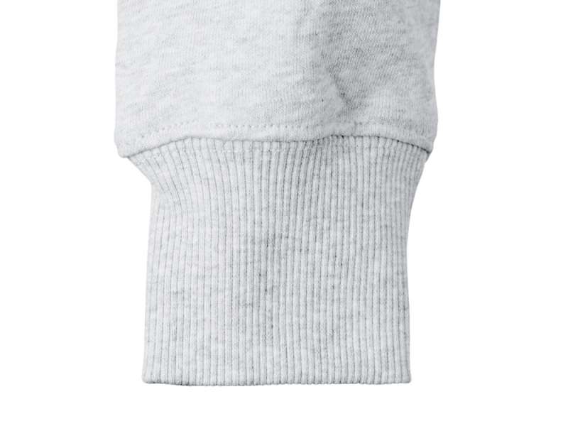 Свитшот оверсайз с рукавом реглан Belgrade, унисекс, серый меланж №5