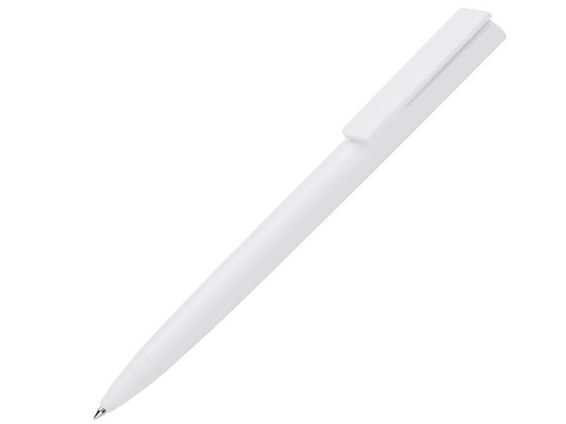 Ручка пластиковая шариковая Taper Solid, матовый белый Ручка пластиковая шариковая Taper Solid, матовый белый