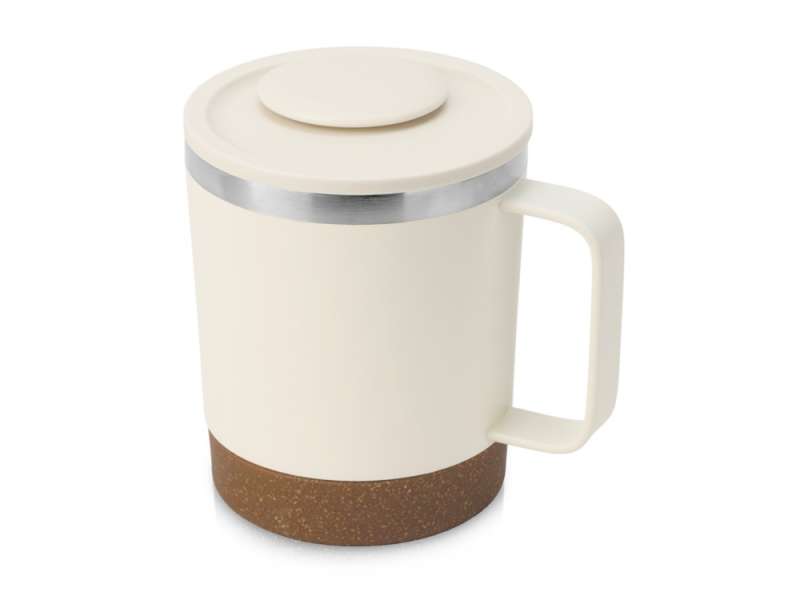 Стальная кружка с двойными стенками Swipe, белый0,00 Стальная кружка с двойными стенками Swipe, белый0,00