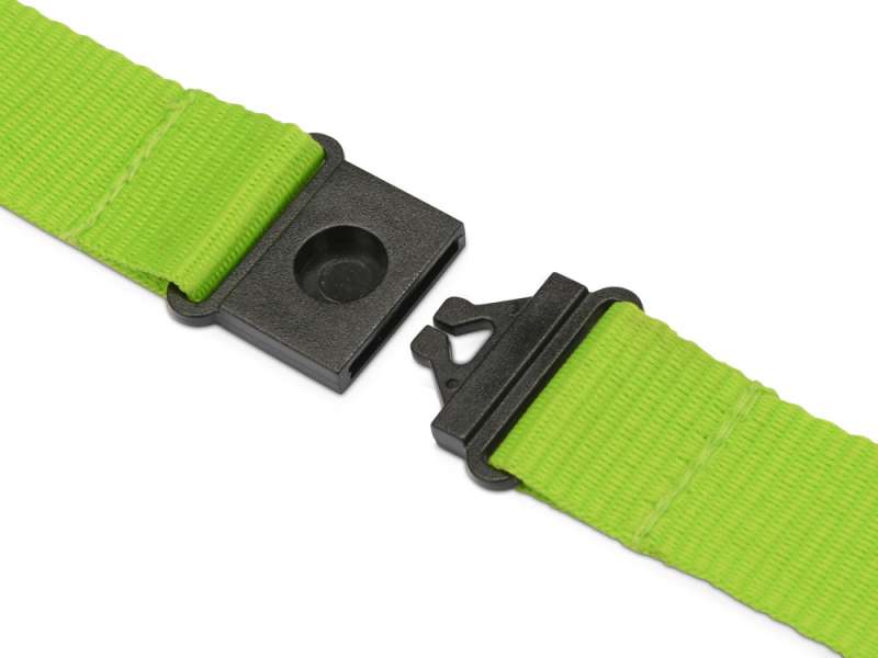 Ланьярд с карабином и замком безопасного разрыва, зеленое яблоко №4