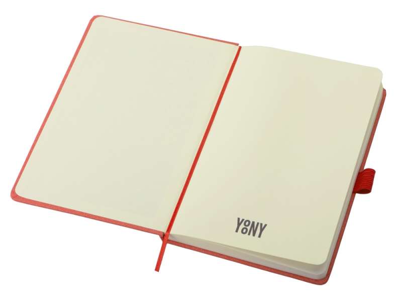 Блокнот А5 Snow Hard твердая обложка, 80 листов 70 гр/м2, красный №2