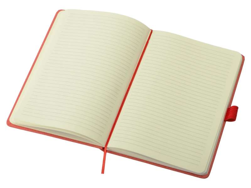 Блокнот А5 Snow Hard твердая обложка, 80 листов 70 гр/м2, красный №3