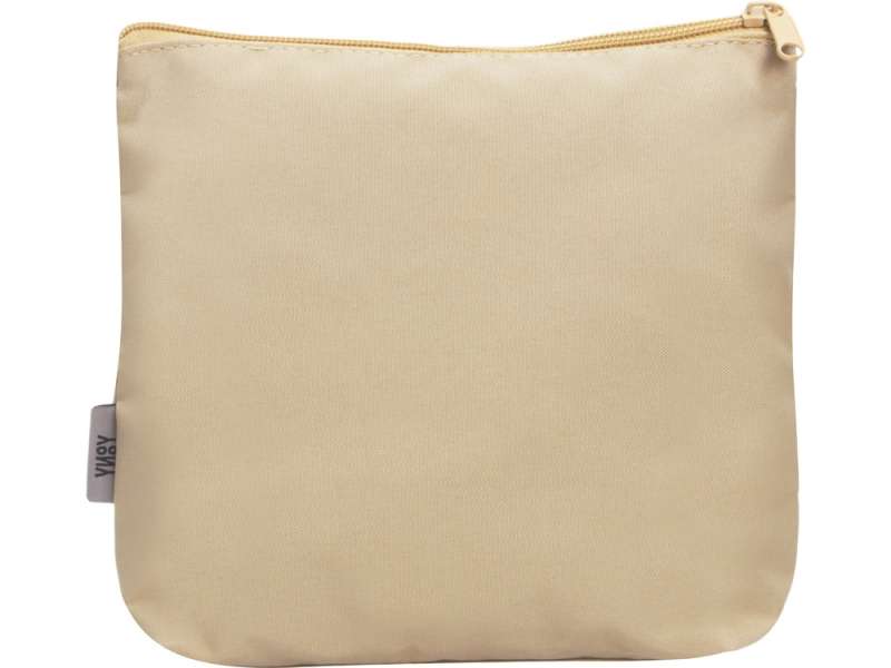 Косметичка из полиэстера 300D с подкладкой Amalia, бежевый №3