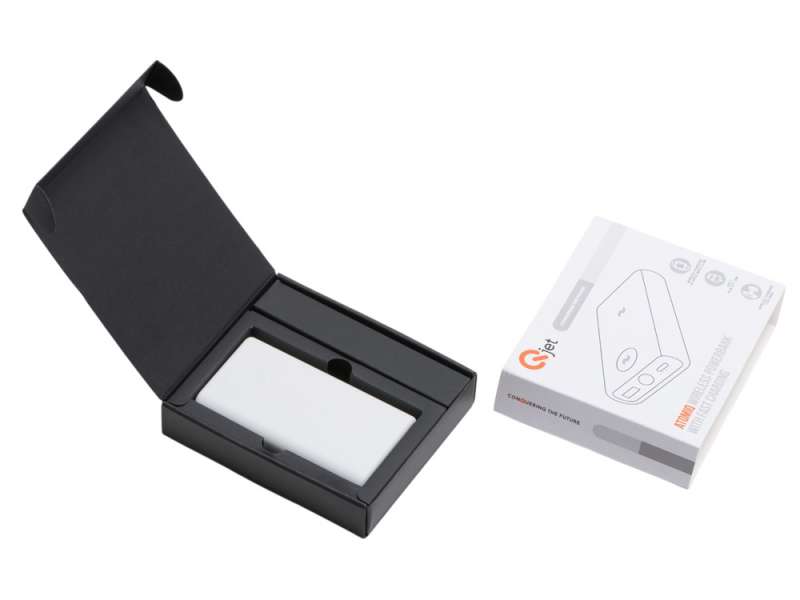 Внешний беспроводной аккумулятор 2-в-1 с функцией зарядки Apple Watch, QC/PD AtomIQ, 10000 мАч, белый №6