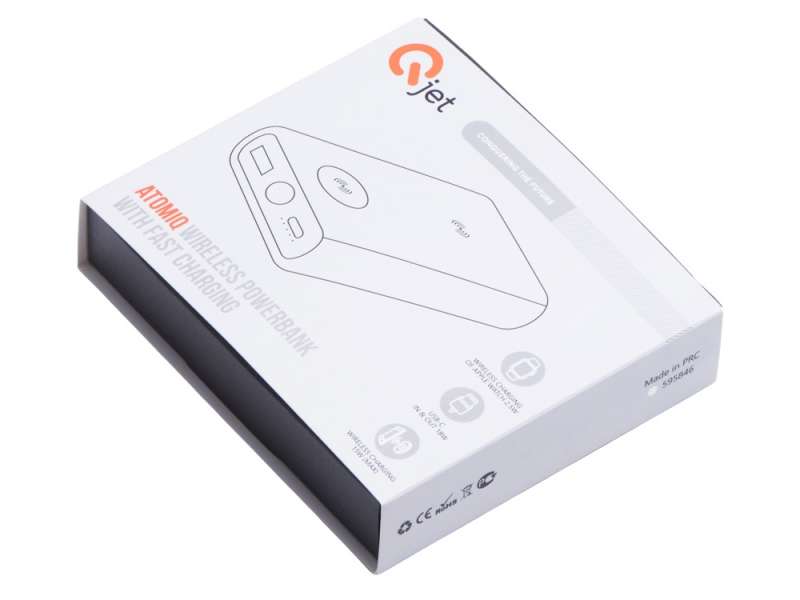 Внешний беспроводной аккумулятор 2-в-1 с функцией зарядки Apple Watch, QC/PD AtomIQ, 10000 мАч, белый №2