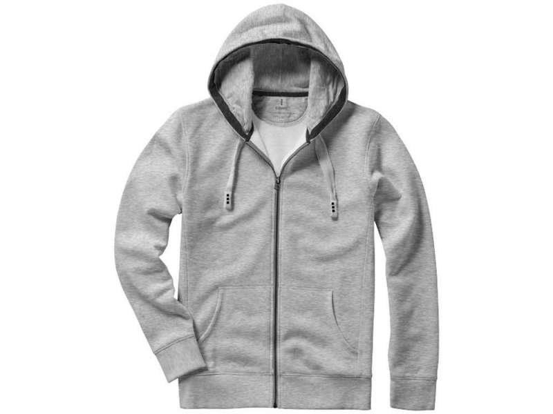 Толстовка Arora мужская с капюшоном, серый меланж №10