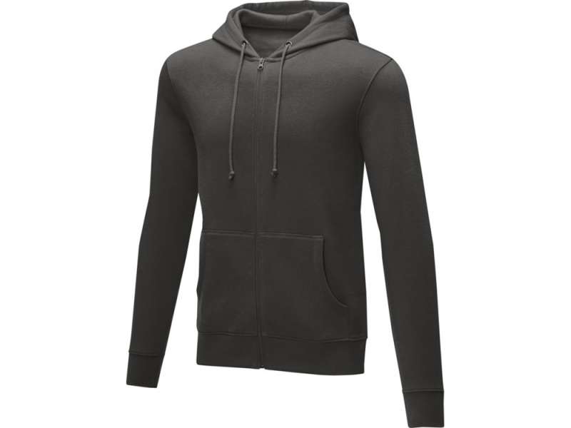 Мужская толстовка на молнии Theron, storm grey Мужская толстовка на молнии Theron, storm grey