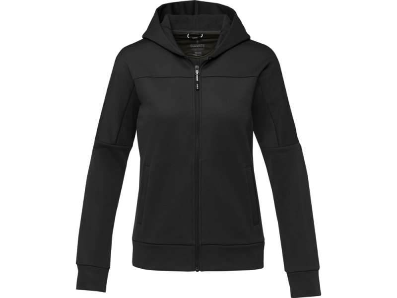 Женская спортивная трикотажная куртка Nubia на молнии, черный №2